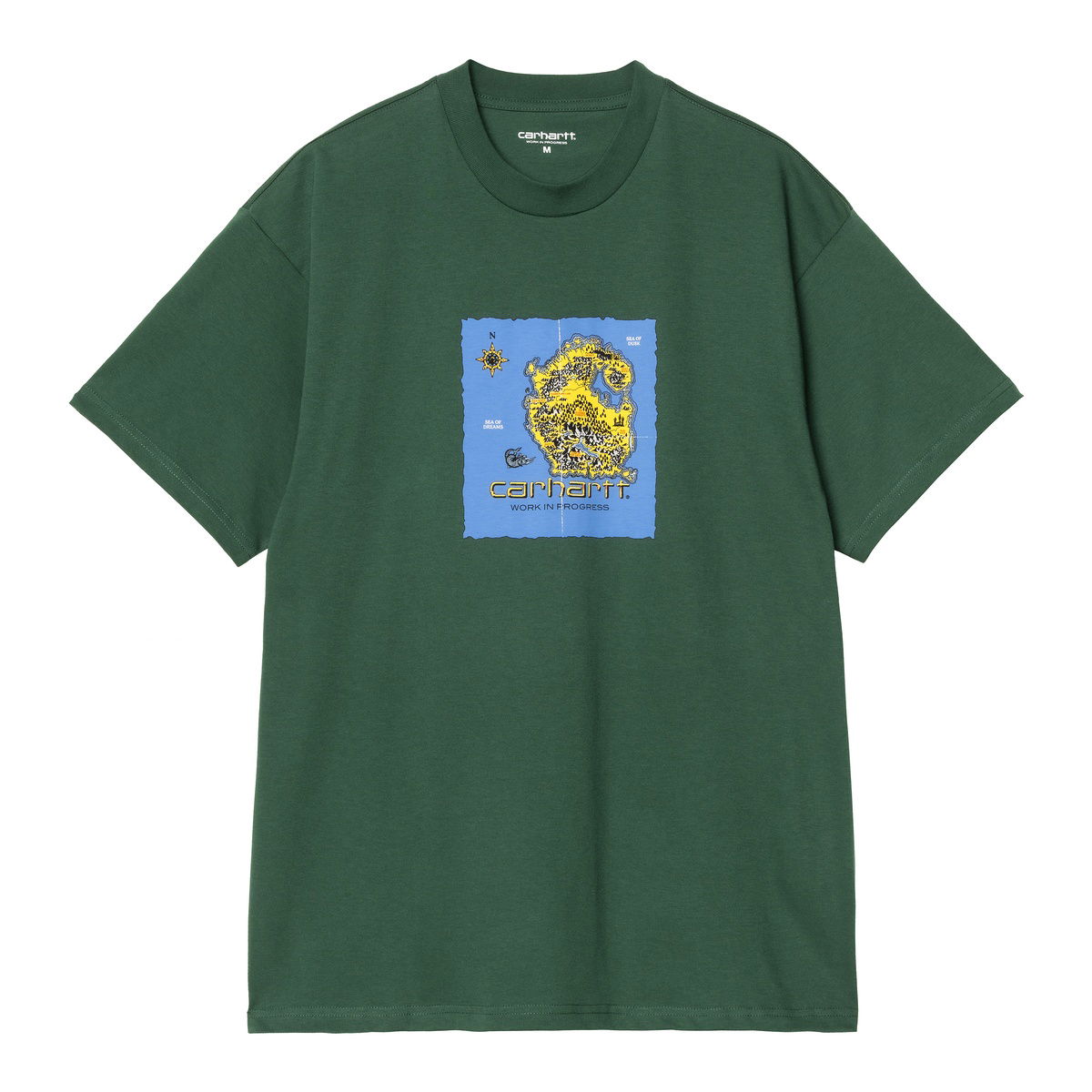 T-shirt Carhartt WIP Carhartt WIP Old World Graphic T-Shirt Grön | I034777_24, 0