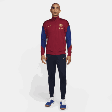 Träningsoverall Nike Dri-FIT FC Barcelona Strike Tracksuit Röd | FJ5407-621, 0