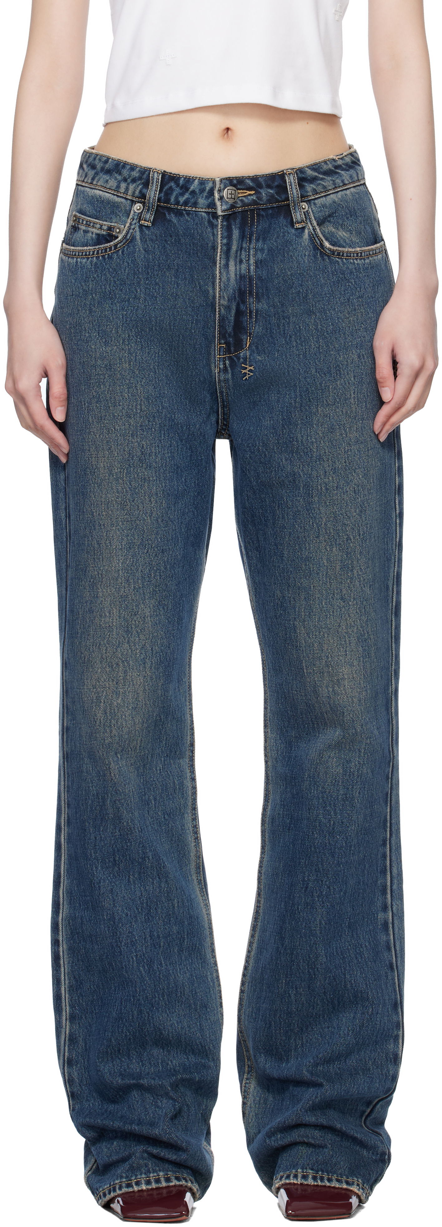 Jeans Ksubi Ksubi Soho Slouch Sandstorm Jeans Blå | WPS25DJ016, 0