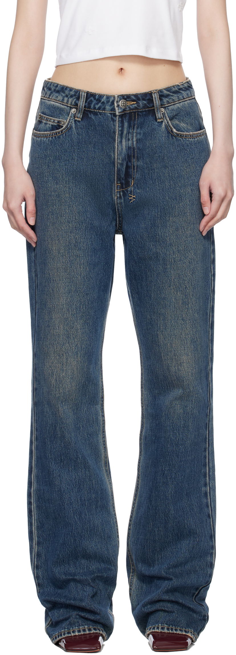 Jeans Ksubi Ksubi Soho Slouch Sandstorm Jeans Blå | WPS25DJ016