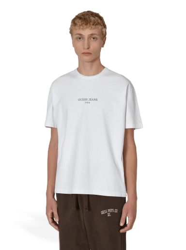 T-shirt GUESS Classic Logo T-Shirt Vit | M2BI01KBB50 G046
