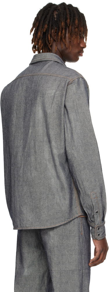 Skjorta Maison Margiela MM6 Maison Margiela Rinsed Denim Shirt Blå | SH0DT0023 M30015, 2