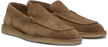 Sneakers och skor Dolce & Gabbana Florio Ideal Suede Loafers Brun | A50593AS707, 3