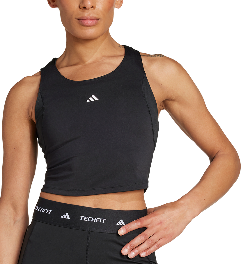 Linne adidas Originals TF CROP TK Svart | ik7921