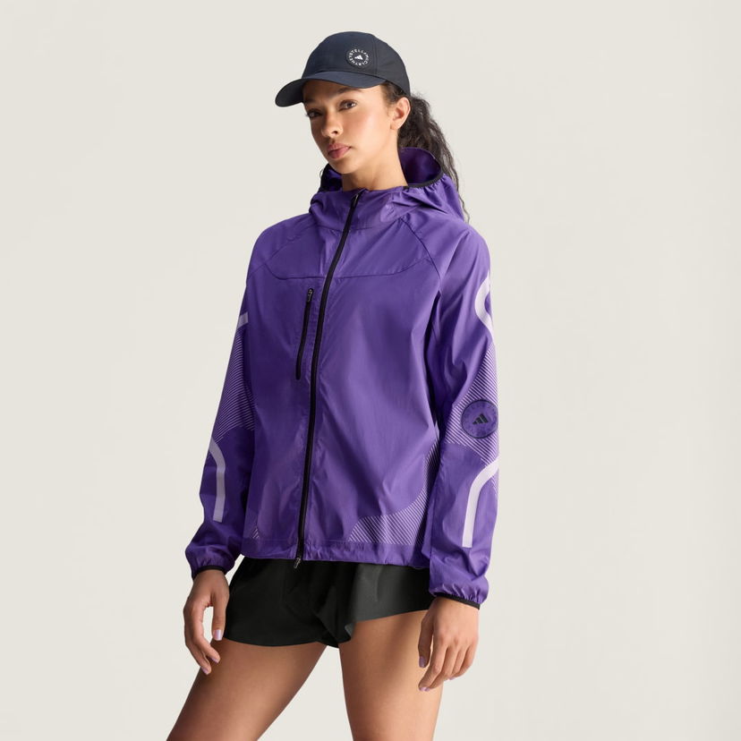 Jacka adidas Performance adidas by Stella McCartney Running Jacket Purpur | JX9082