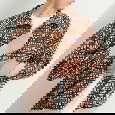 Jacka Needles Poly Jacquard Track Jacket Brun | RW312-A, 5