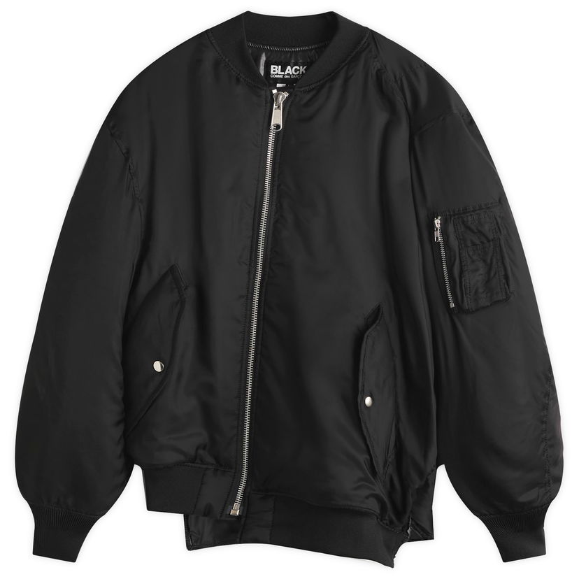 Bomberjacka Comme des Garçons Asymetric Bomber Jacket Svart | 1O-J016-052-1