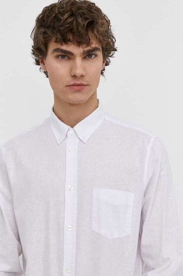 Skjorta Samsoe Samsoe Liam BA Shirt Blå | M20200043, 3