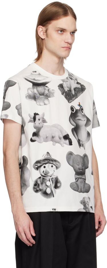 T-shirt Vivienne Westwood Vivienne Westwood Classic Figurine Print T-Shirt Vit | 3G010013-J006F-, 1