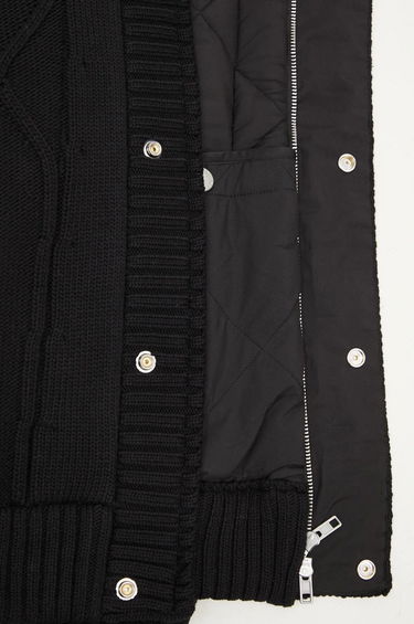 Sweater KENZO Oversized Knitted Jacket Svart | FE65OU1419NC.99, 4