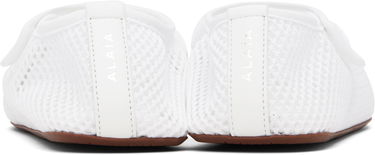 Sneakers och skor Alaïa ALAÏA Fishnet Ballerina Flats Svart | AA3A065TK050, 4