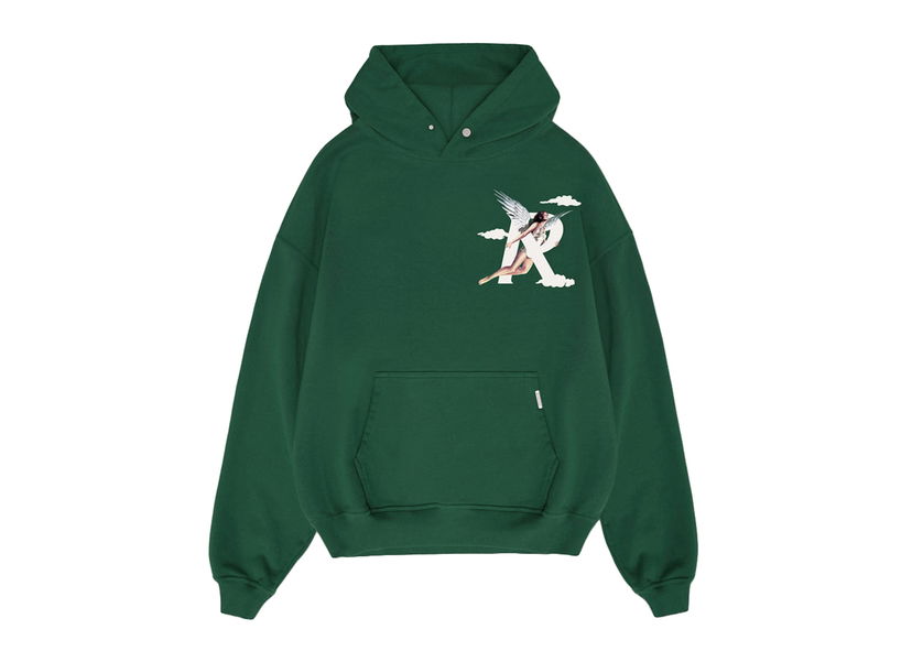 Sweatshirt Represent Clo Represent Storms In Heaven Hoodie Racing Green Grön | M04273-62