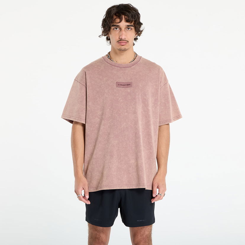 T-shirt Under Armour Project Rock Hwt OS Tee Rosa | 6006763-651