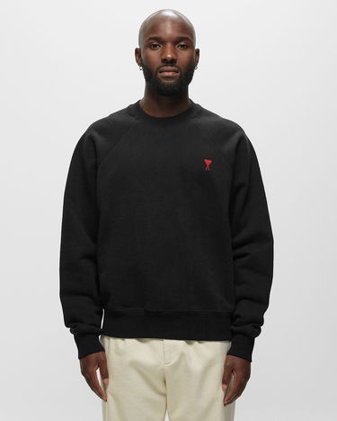 Sweater AMI Small ADC Crew Sweat Svart | BFUSW005-747-001, 3