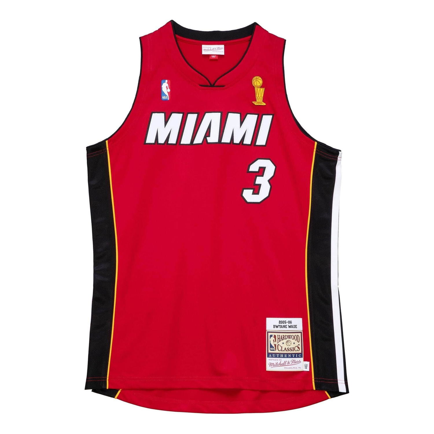 Jersey Mitchell & Ness Heat 2005-06 Dwyane Wade Jersey Röd | AJY43254-MHE05DWASCAR, 0