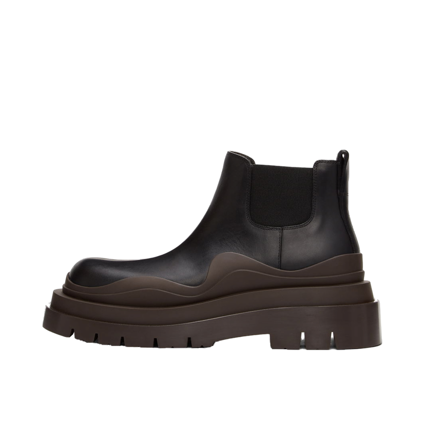 Sneakers och skor Bottega Veneta Low The Tire Chelsea Boots "Black Brown" Svart | 630300 VBS50