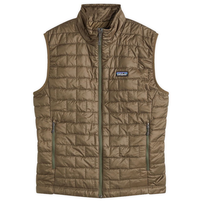Väst Patagonia Men's Nano Puff Vest, Size Large Grön | 84242-BTGN