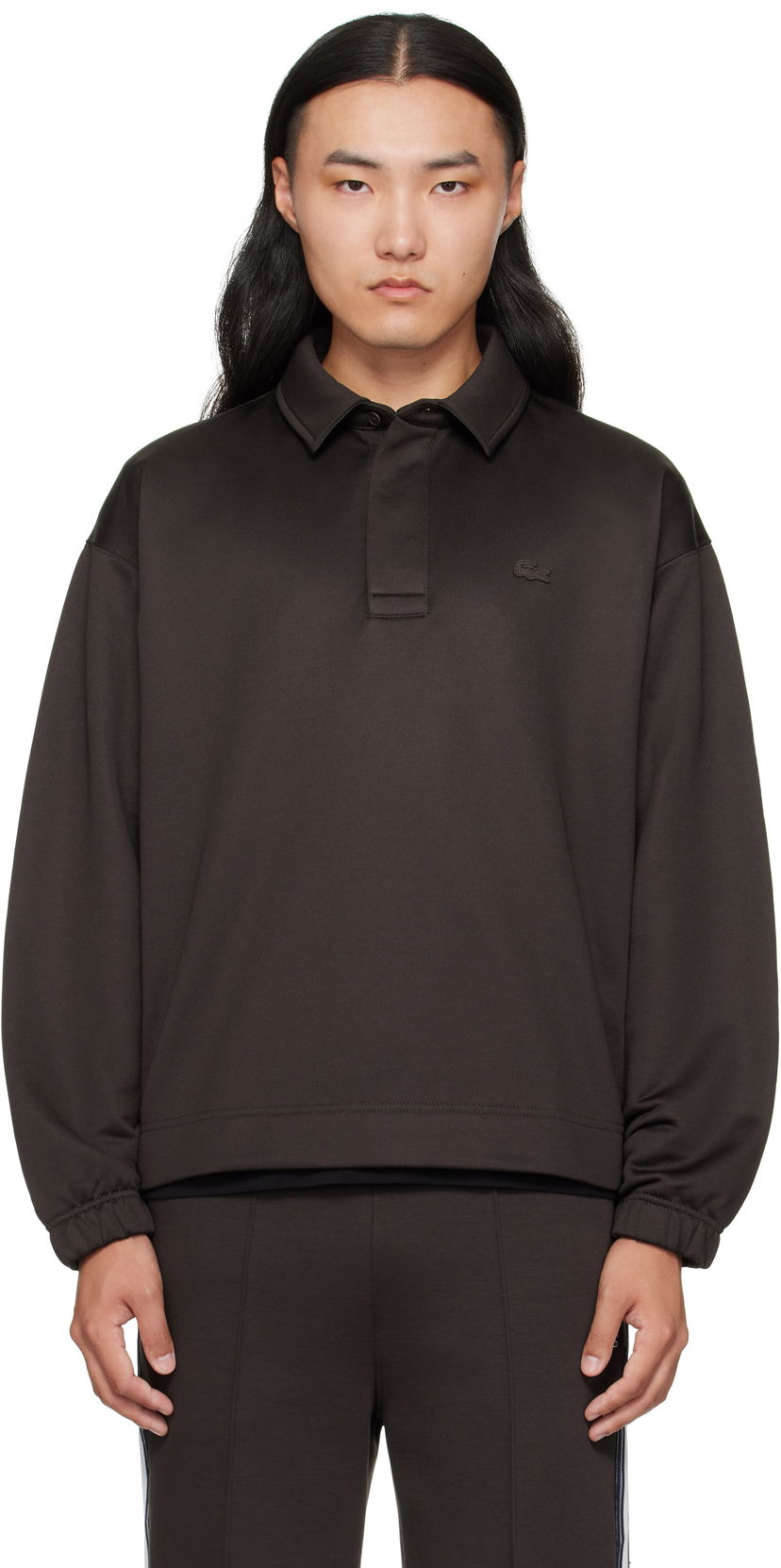 Polotröja Lacoste Lacoste Tier 0-1 Polo Shirt Brun | SH5887_SKB