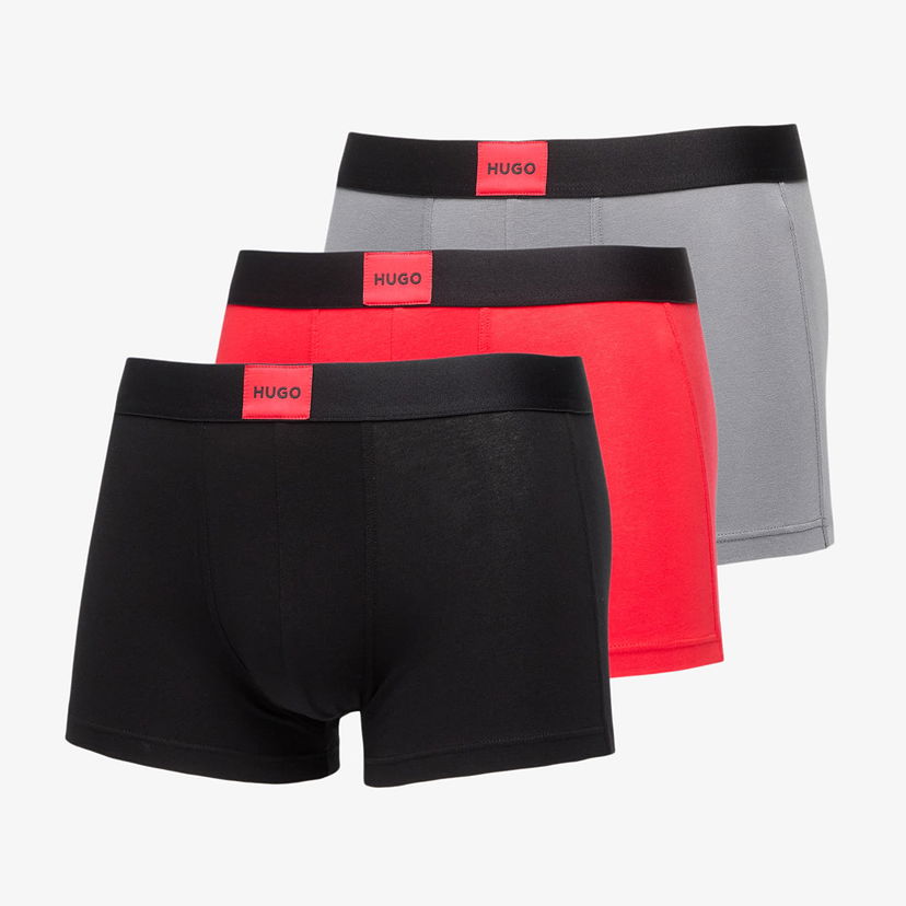 Boxare BOSS HUGO Men's Stretch Trunks 3-Pack Flerfärgad | 50532797-981