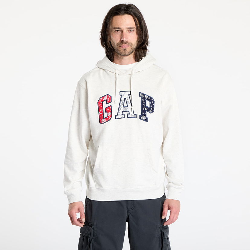 Sweatshirt GAP GAP Americana Hoodie Vit | 767818-00