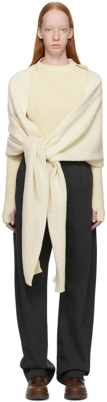 Halsduk LEMAIRE Wrap Scarf Gul | KN669 LK107