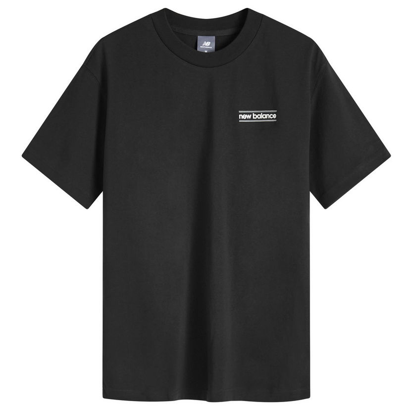 T-shirt New Balance Oversized T-Shirt Svart | WT43550-BK