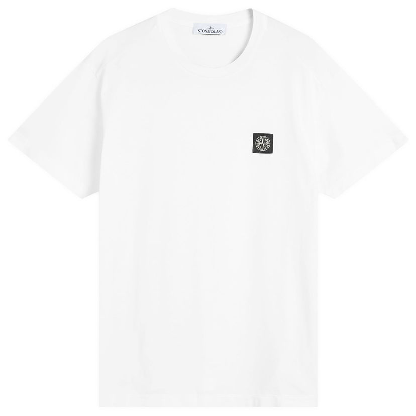 T-shirt Stone Island Patch Logo T-Shirt, Size Large Vit | K2S152100027-V0001