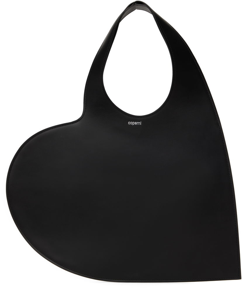 Tygpåse Coperni Coperni Heart Tote Bag Svart | COPBA14405