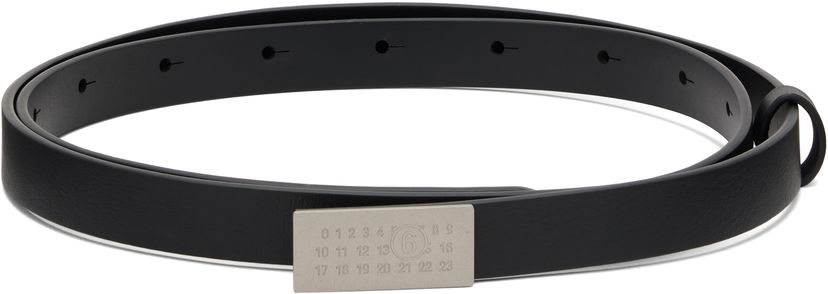 Bälten Maison Margiela MM6 Maison Margiela Numeric Belt Svart | SA5TP0011 P8326