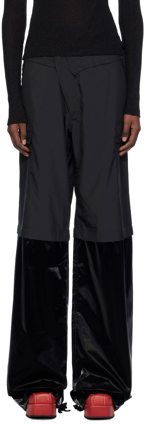 Cargo byxor Ottolinger Ottolinger Baggy Cargo Pants Svart | 1060801921