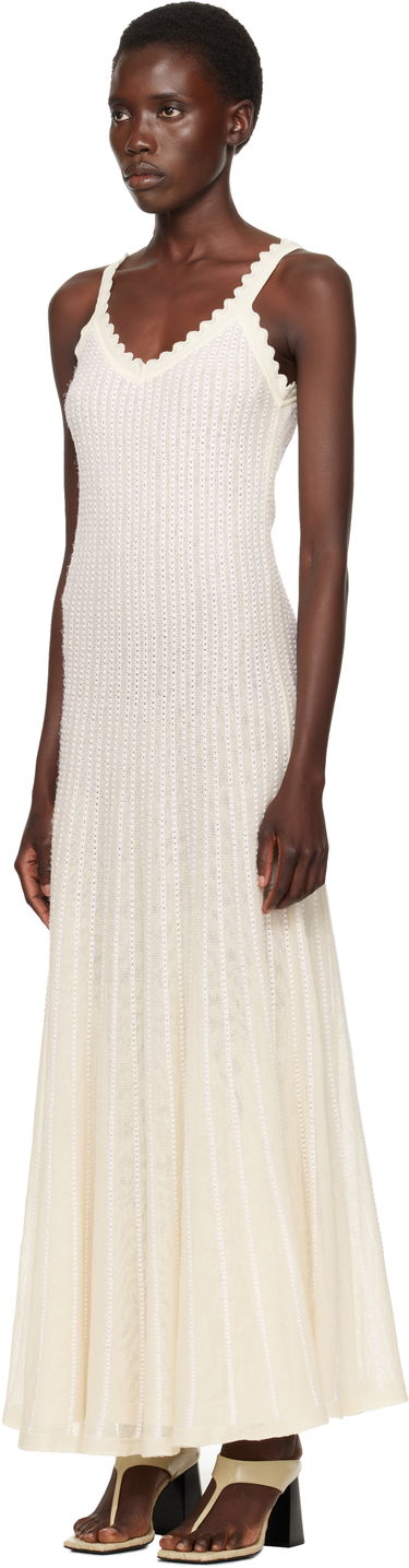 Klä Khaite KHAITE Thora Maxi Dress Vit | 9774125, 3