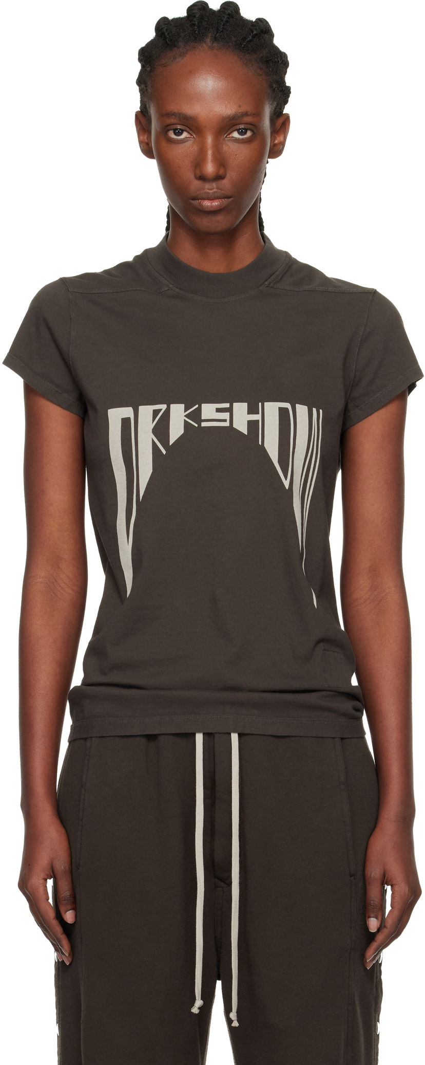 T-shirt Rick Owens DRKSHDW Concordians Level T-shirt Grå | DS02E7208 RNEP4