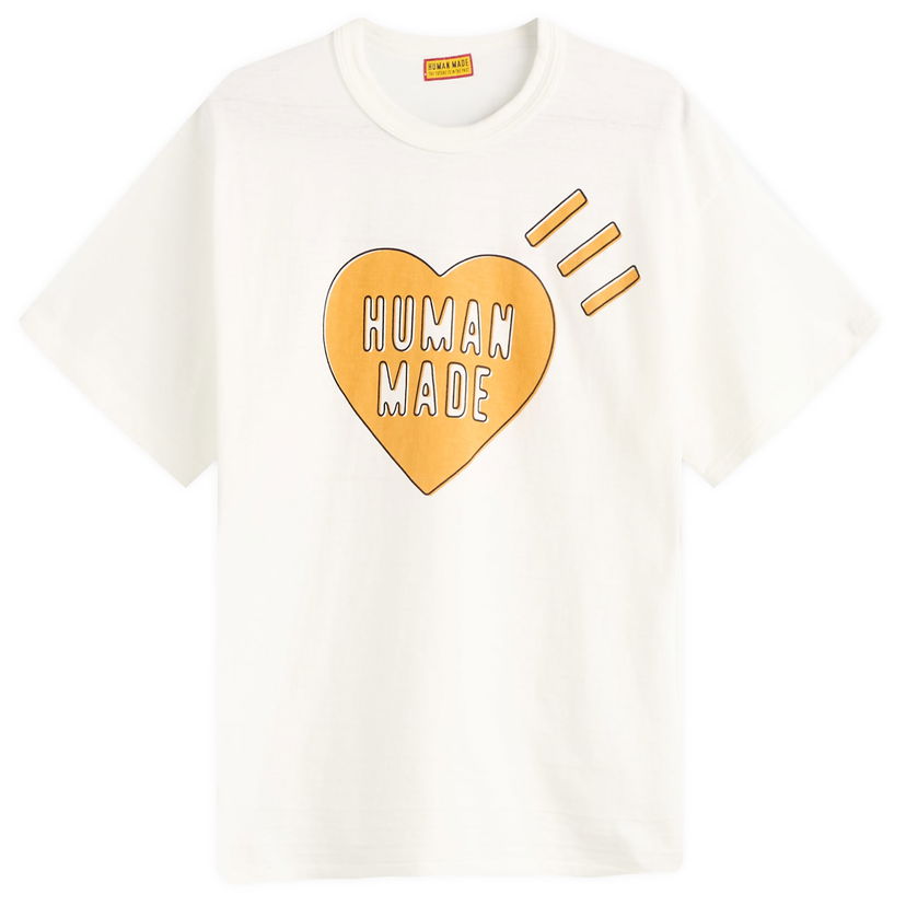 T-shirt Human Made Human Made Heart Graphic T-Shirt, Size Large Vit | HM30TE002-WHT