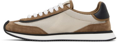 Sneakers och skor Dolce & Gabbana Mixed-Material 'DG' Cushion Brun | CS2288 A3D24, 2