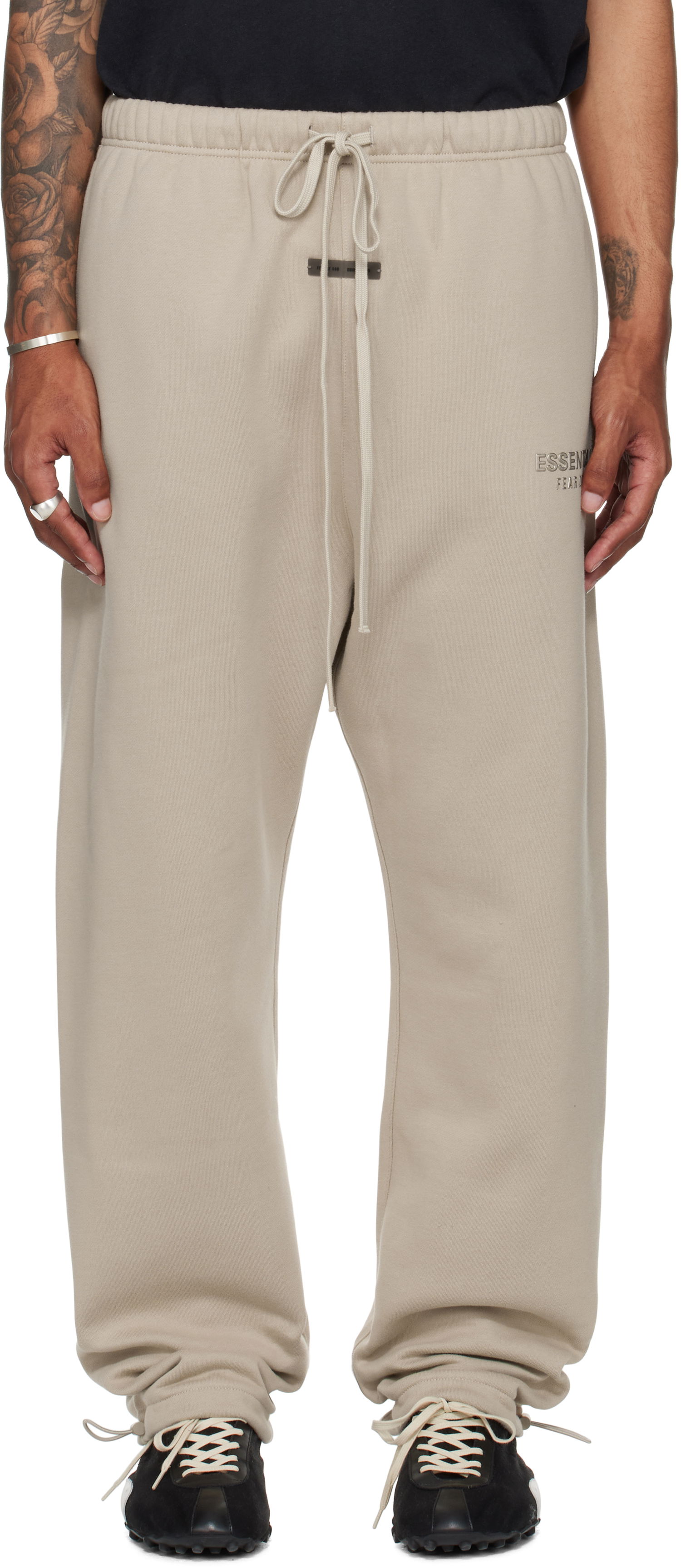 Träningsbyxor Fear of God Fear of God ESSENTIALS Relaxed Fleece Sweatpants Beige | 130SP258221F, 0