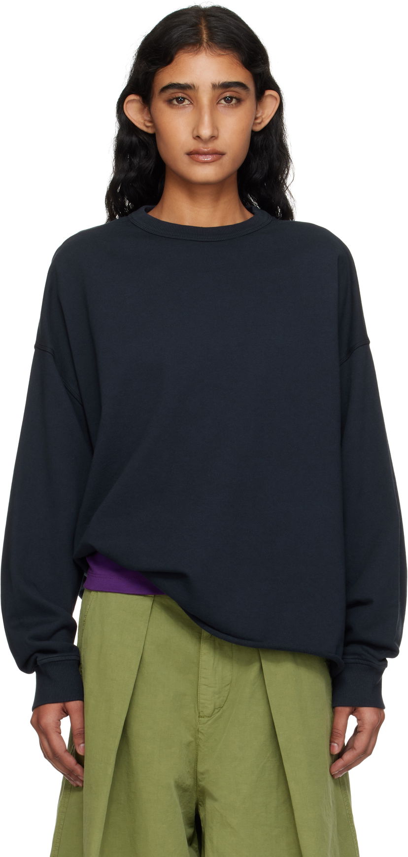 Sweatshirt YMC YMC Studio Sweatshirt Svart | Q7YMB