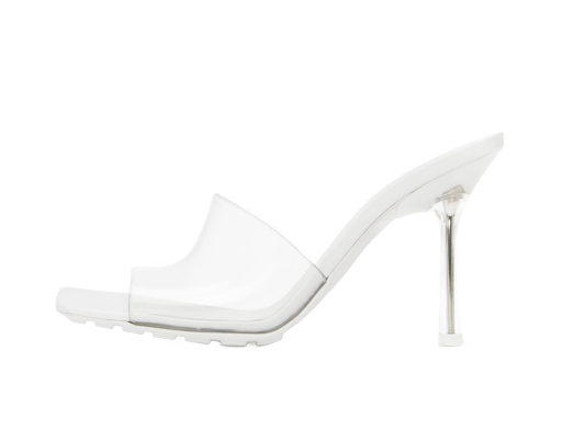 Sneakers och skor Bottega Veneta Stretch Mules "Transparent" Vit | 708896 V2AS0