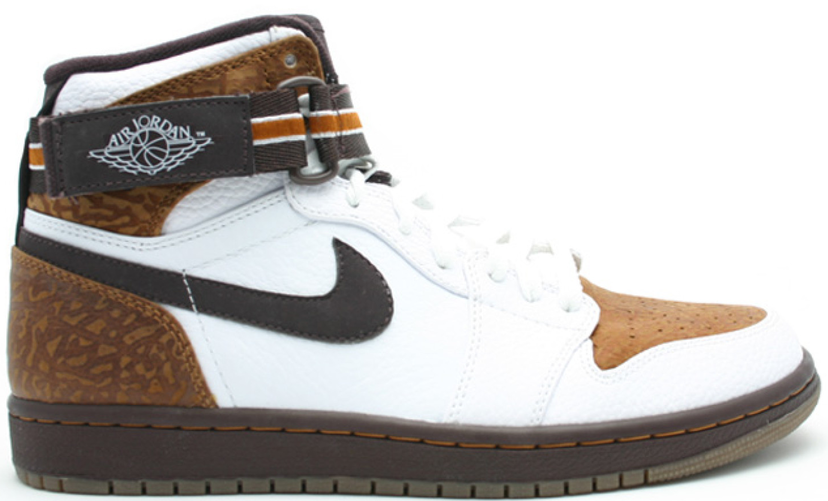 Sneakers och skor Jordan Jordan 1 Retro High Strap White Madeira Ginger Brun | 342132-121
