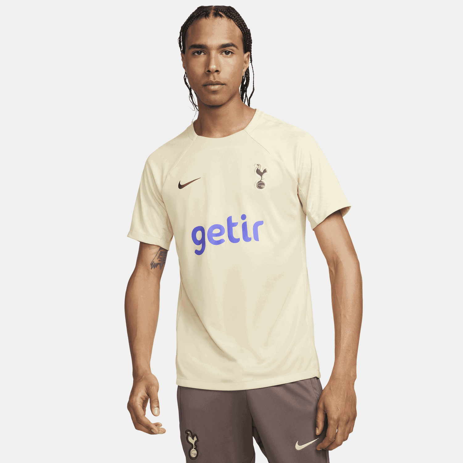 T-shirt Nike Dri-FIT Tottenham Hotspur Strike Third Football Knit Tee Beige | DZ0788-784, 0