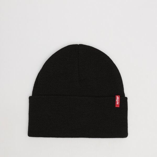 Mössa Levi's Slouchy Red Tab Beanie Svart | 77138-0889, 0