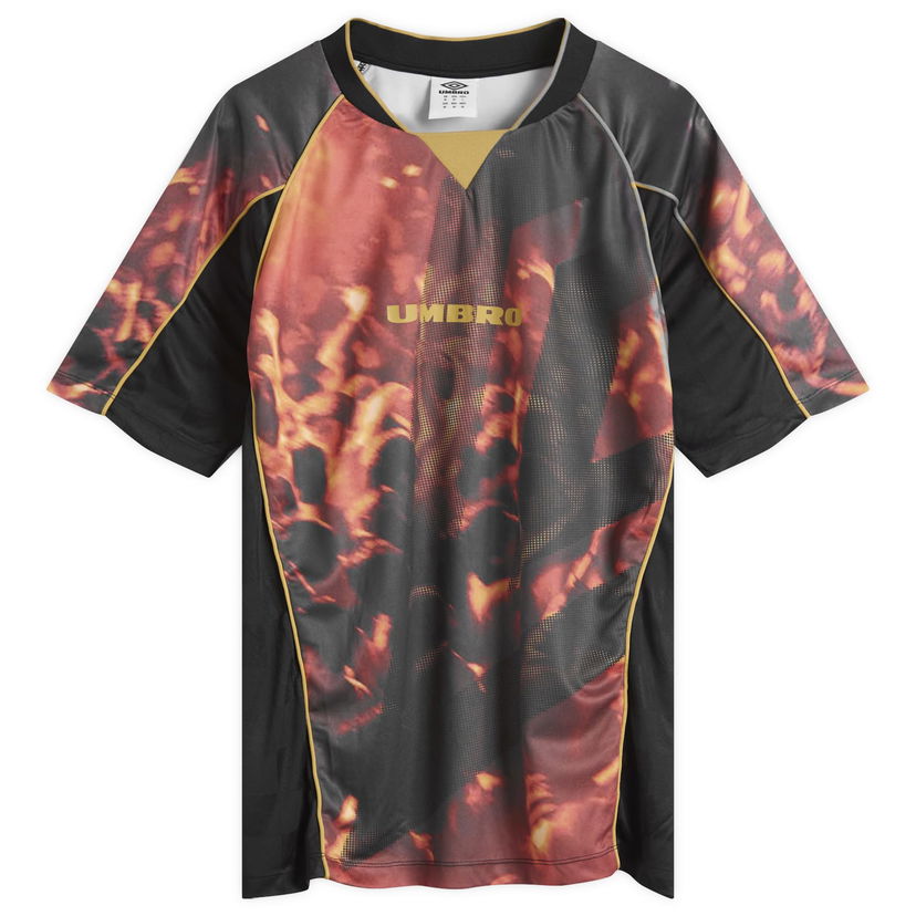 T-shirt Umbro Panelled Raglan T-Shirt Svart | 66704U-060