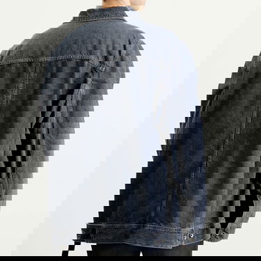 Jacka Rick Owens DRKSHDW Denim Overshirt, Size Large Blå | DU02E7752-DGY-58, 3