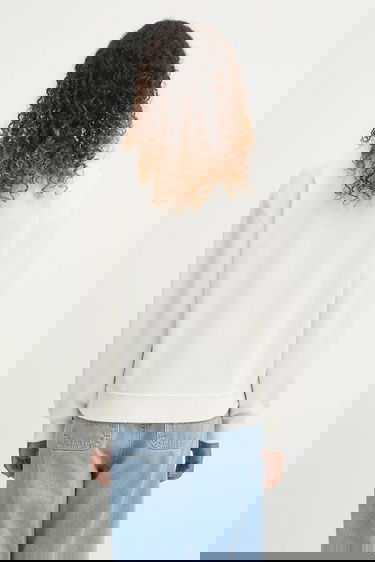 Sweater Lacoste Lacoste Crewneck Sweatshirt Vit | AF4158, 2