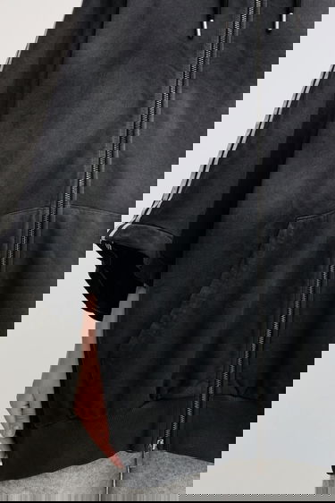 Sweatshirt adidas Originals adidas Originals Oversized Hoodie Svart | KE9806, 6