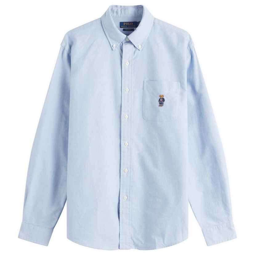 Skjorta Polo by Ralph Lauren Ralph Lauren Men's Custom Fit Shirt, Size Large Blå | 710968934001