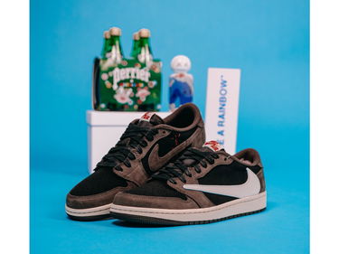Sneakers och skor Jordan Travis Scott x Air Jordan 1 Low "Mocha" Brun | CQ4277-001, 5