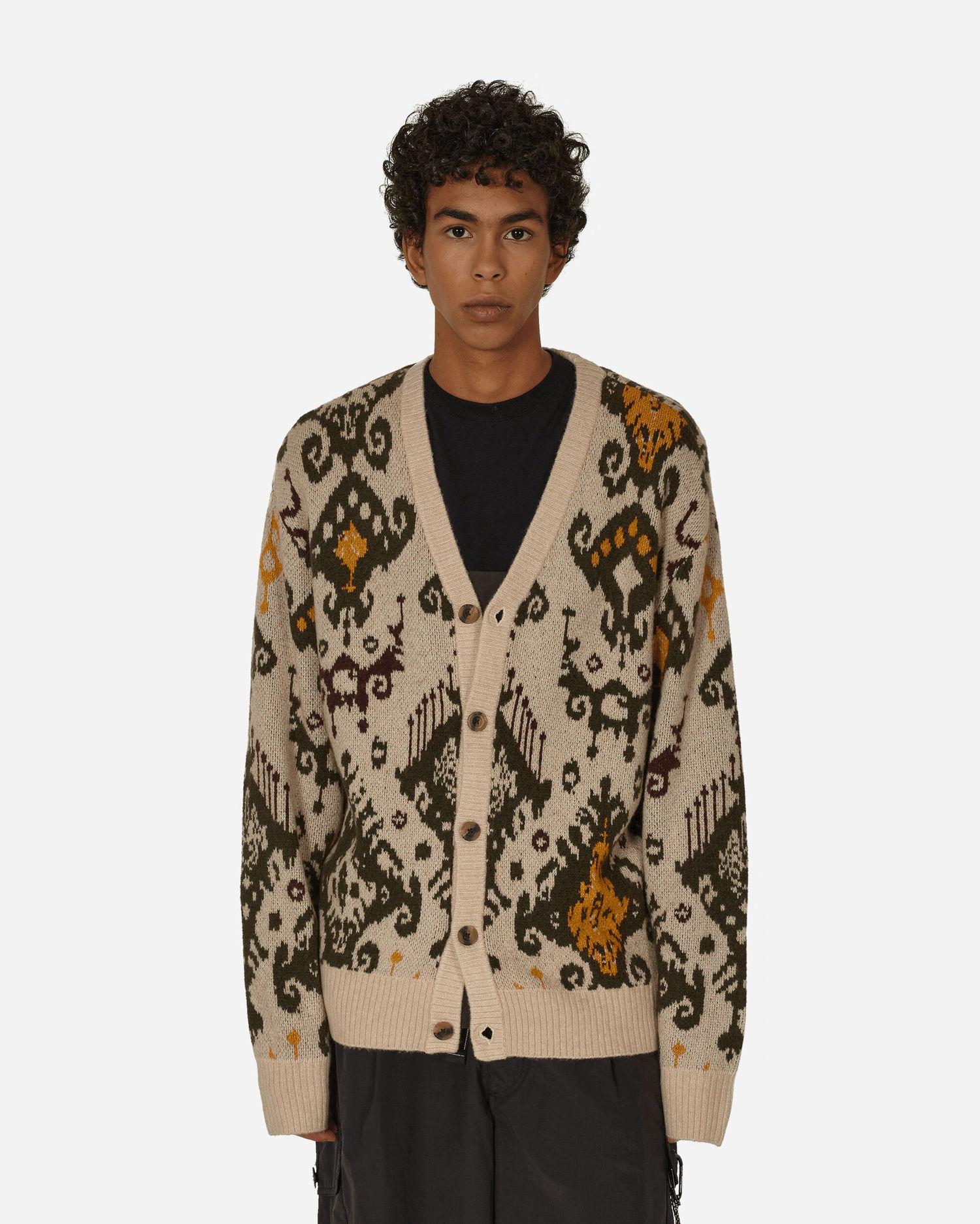 Sweater Carhartt WIP Jacquard Cardigan Beige | I032338 1T0XX, 0