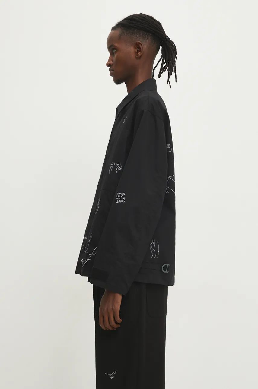 Jacka UNDERCOVER Oversize Jacket with Print Svart | UC2D4212, 1