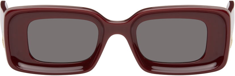 Solglasögon Loewe Loewe Rectangular Sunglasses Bourgogne | LW40101IW4666A 192337214158