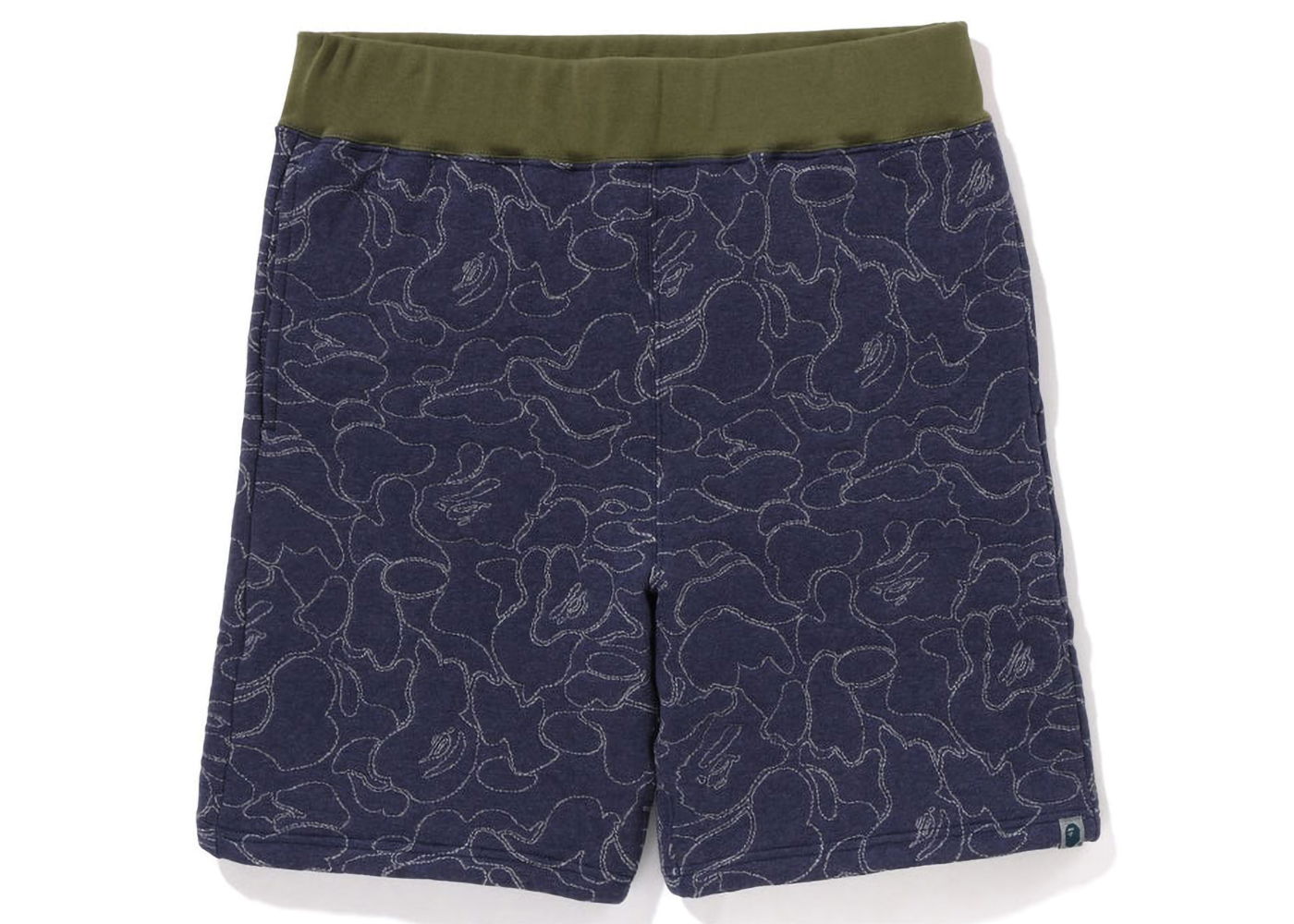 Shorts BAPE ABC Camo Sweat Shorts Mörkblå | 1J30-153-020, 0